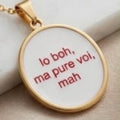 collanina "IO BOH, MA PURE VOI. MAH"